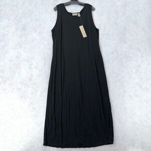 NWT Apostrophe Womens Maxi Dress Womens 20/22W Slinky‎ Knit Stretchy Sleeveless